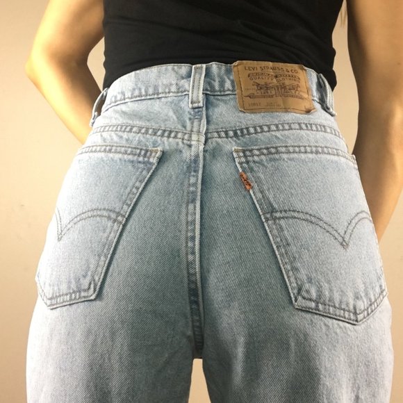 Levi's Denim - Vintage Levi's 912 Womens Orange Tab Jeans Slim
